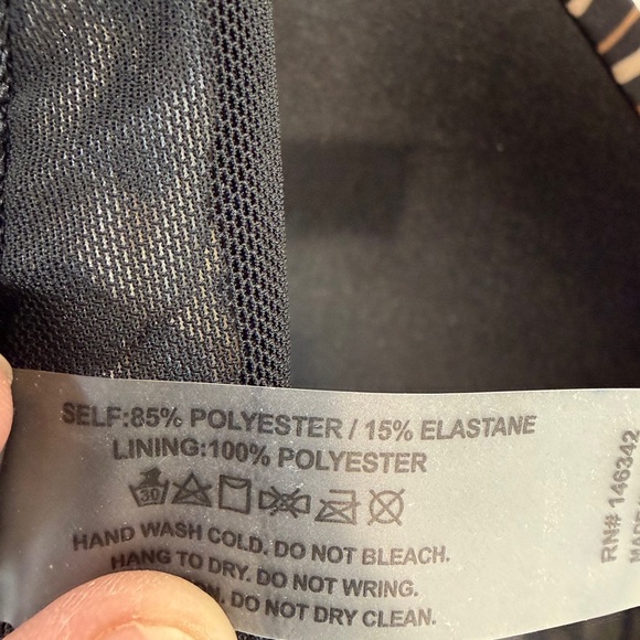 Nicole Miller Leopard Print One-Piece Swimsuit in Tan and Black - Picture 8 of 12